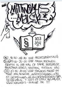 Mittwochs Maler Flyer